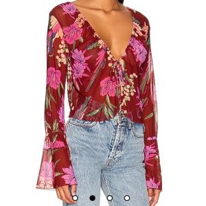 FREE PEOPLE - Of Paradise Top in Cocoa Combo